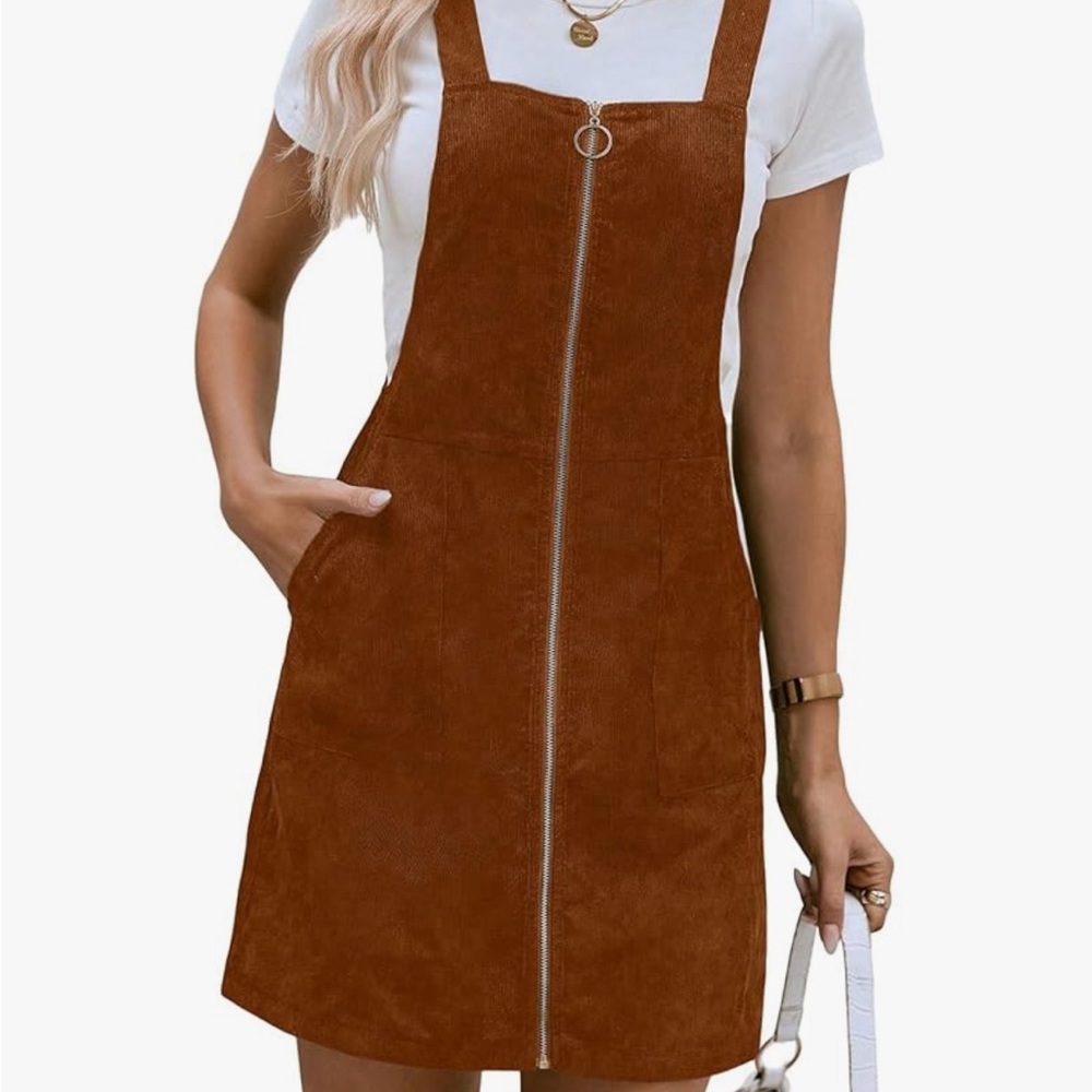 Mini overall dress